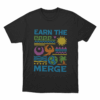 Earn The Merge Tribal Unisex T Shirt Black