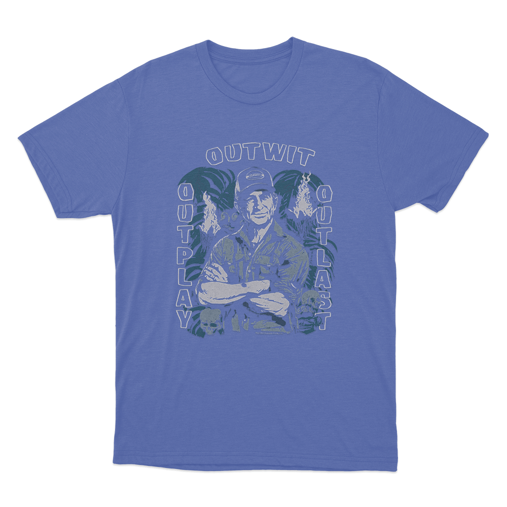 Jeff Portrait Unisex T Shirt Blue Jeff Portrait Unisex T Shirt Blue