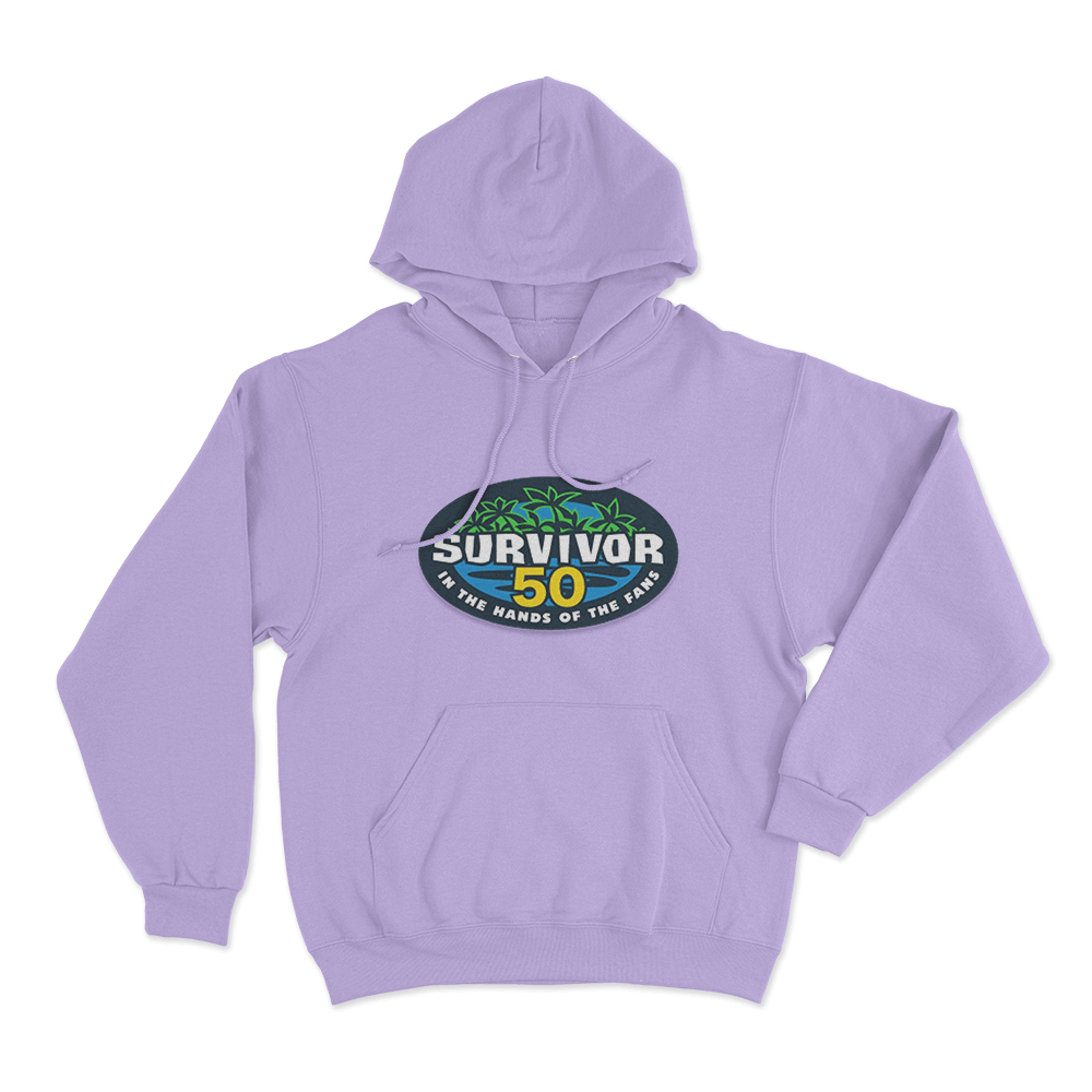 Survivor 50 Logo Unisex Hoodie Purple Survivor 50 Logo Unisex Hoodie Purple