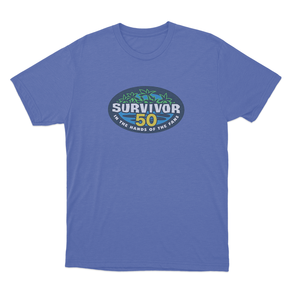 Survivor 50 Logo Unisex T Shirt Blue Survivor 50 Logo Unisex T Shirt Blue