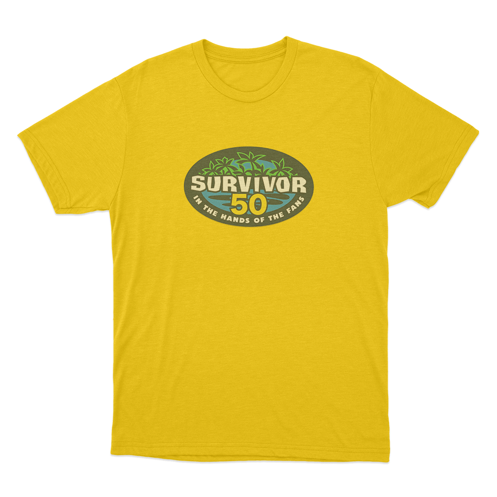 Survivor 50 Logo Unisex T Shirt Yellow Survivor 50 Logo Unisex T Shirt Yellow