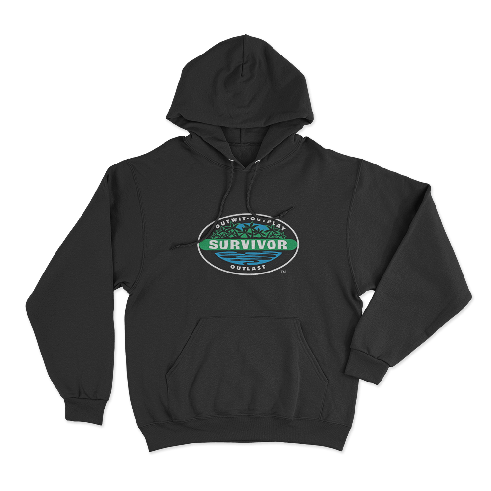 Survivor Classic Logo Unisex Hoodie Black Survivor Classic Logo Unisex Hoodie Black