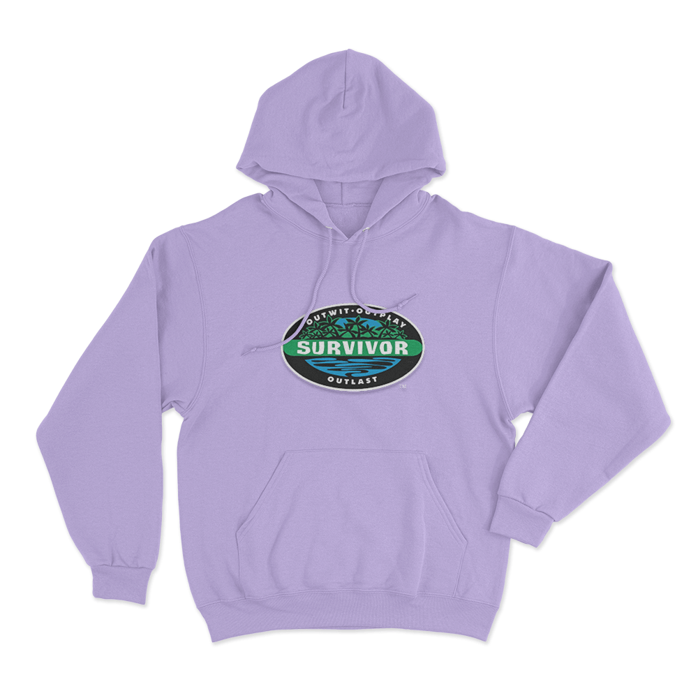 Survivor Classic Logo Unisex Hoodie Purple Survivor Classic Logo Unisex Hoodie Purple