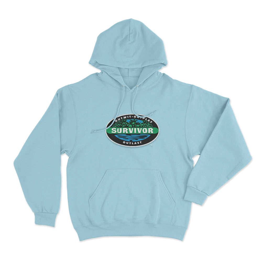 Survivor Classic Logo Unisex Hoodie Sky Blue Survivor Classic Logo Unisex Hoodie Sky Blue