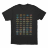 Survivor Seasons Collage Unisex T Shirt Black