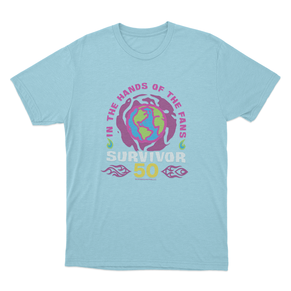 Survivor Vatu Tribe Unisex T Shirt Sky Blue Survivor Vatu Tribe Unisex T Shirt Sky Blue