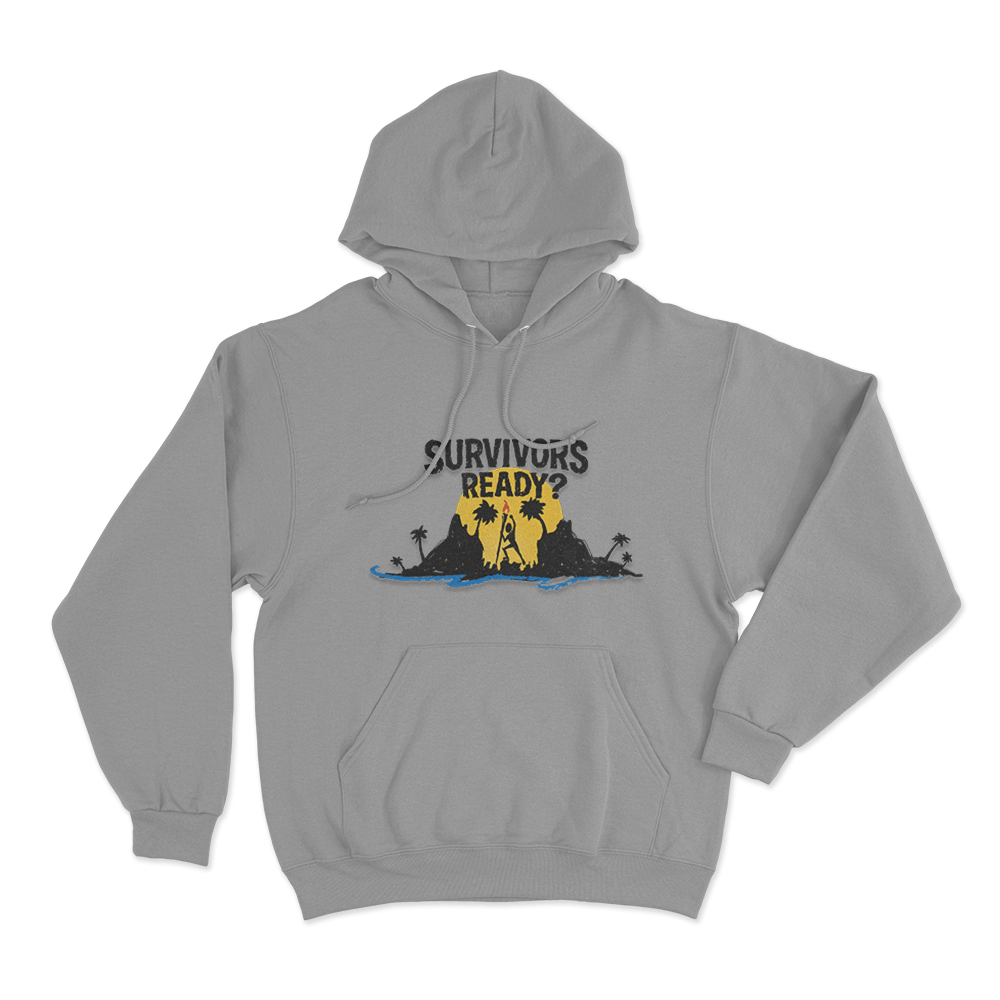 Survivors Ready Unisex Hoodie Grey Survivors Ready Unisex Hoodie Grey