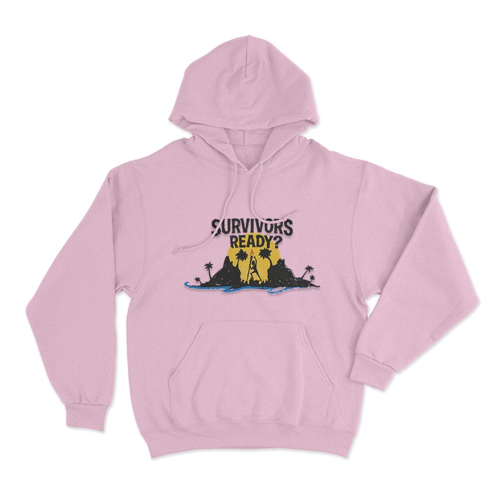 Survivors Ready Unisex Hoodie Pink Survivors Ready Unisex Hoodie Pink