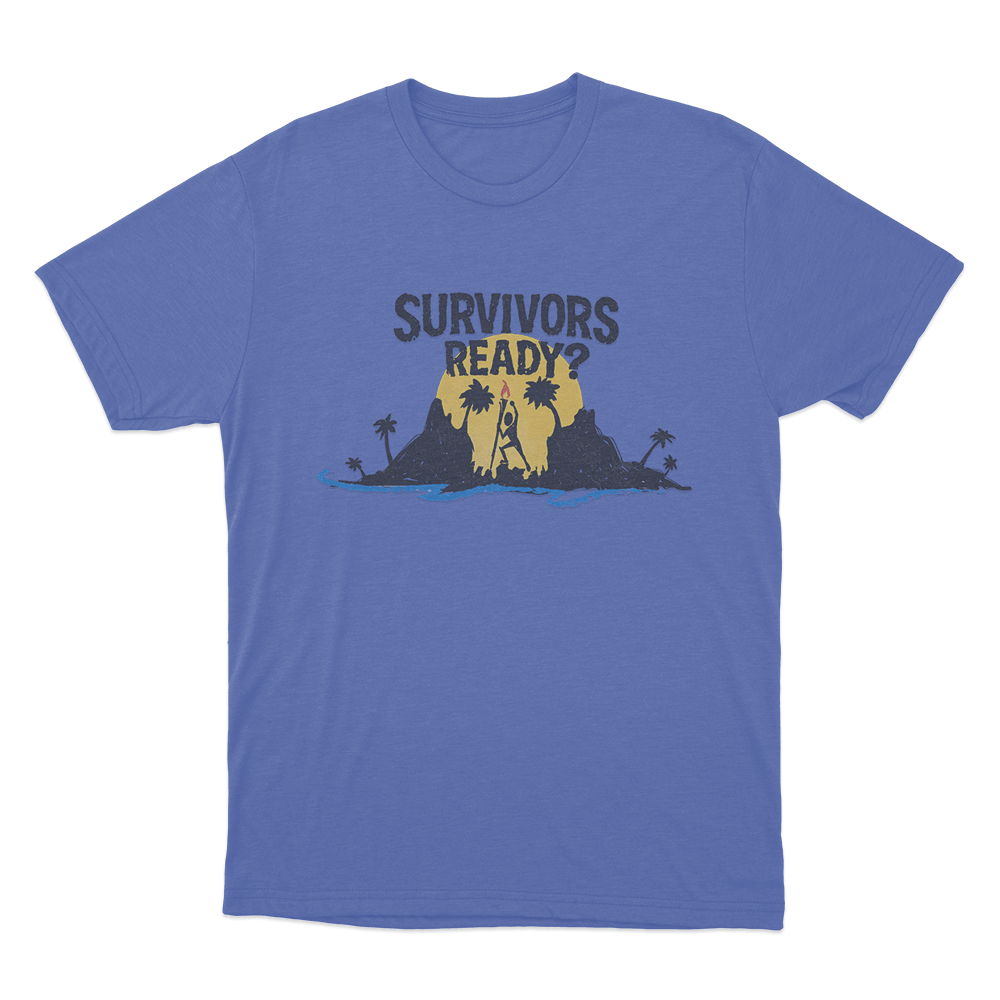Survivors Ready Unisex T Shirt Blue Survivors Ready Unisex T Shirt Blue