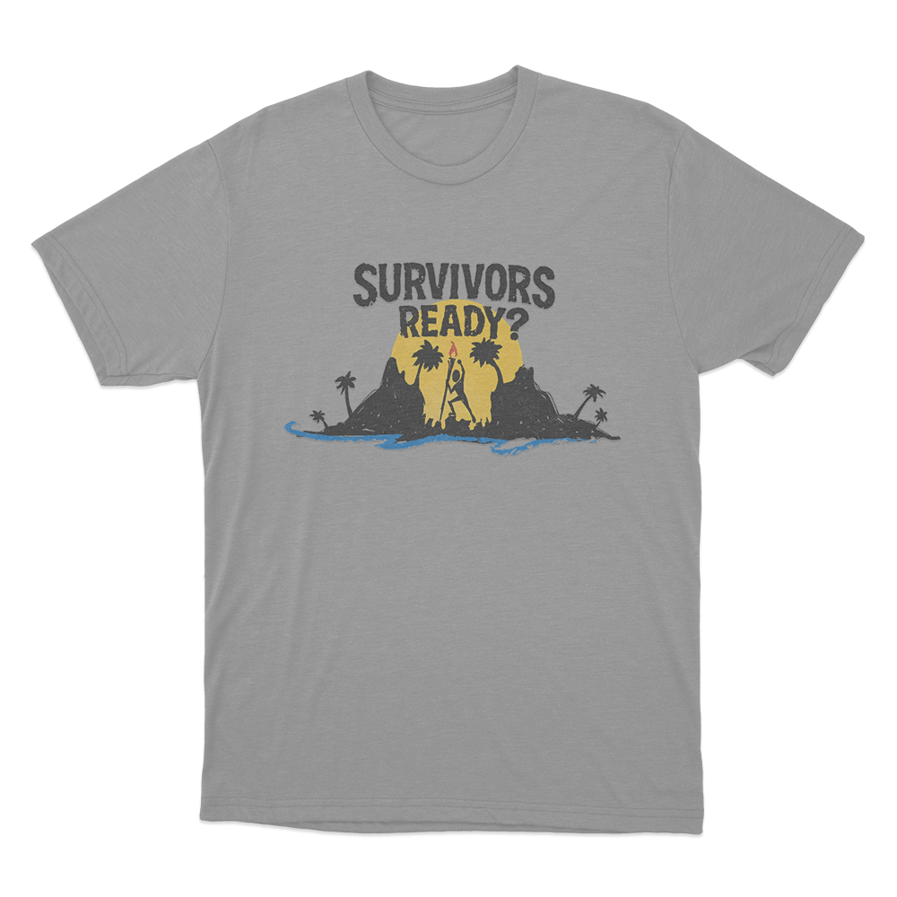 Survivors Ready Unisex T Shirt Grey Survivors Ready Unisex T Shirt Grey