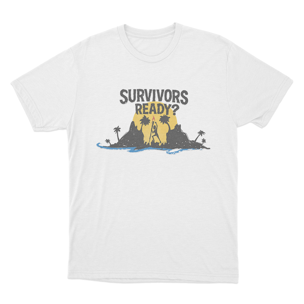 Survivors Ready Unisex T Shirt White Survivors Ready Unisex T Shirt White