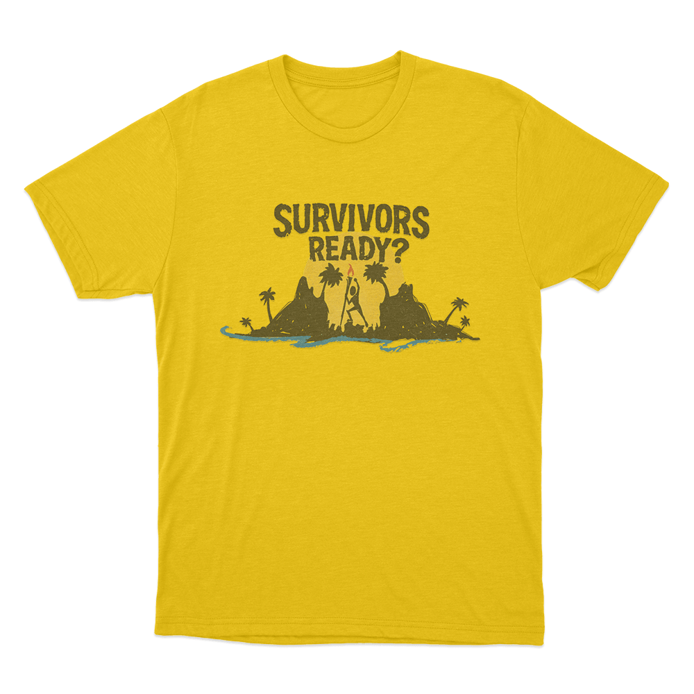 Survivors Ready Unisex T Shirt Yellow Survivors Ready Unisex T Shirt Yellow